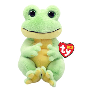 TY Beanie Bellies SNAPPER - Green Frog Regular