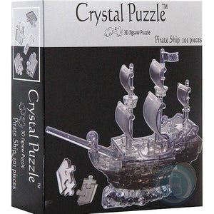 3D Crystal Puzzle - Pirate Ship Black