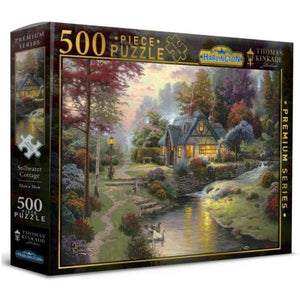 Harlington Thomas Kinkade PQ Stillwater Cottage 500pc  Jigsaw Puzzle