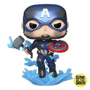 Avengers 4: Endgame - Captain America US Exclusive Metallic Glow Pop! Vinyl