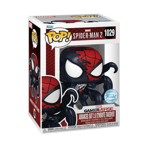 Image of SpiderMan 2 (VG'23) - Advanced Suit 2.0 (Symbiote  Takeover) Pop! Pop! Vinyl