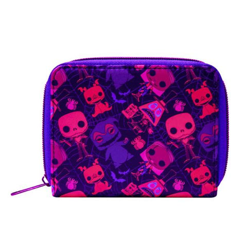 Image of Loungefly The Nightmare Before Christmas - Blacklight Zip Around Wallet