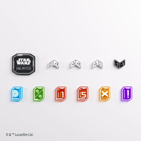 Image of Gamegenic Star Wars Unlimited Acrylic Tokens PRO