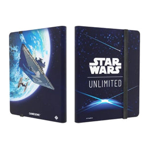 Gamegenic Star Wars Unlimited 18-Pocket Album - Card Back Blue