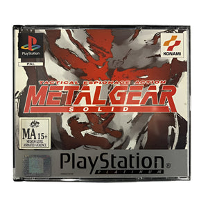 Metal Gear Solid (Platinum) PS1