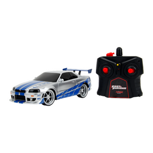 Fast & Furious - 2002 Nissan Skyline GT-R (BNR34) 1:24 Scale Remote Control Car