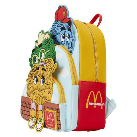 Image of Loungefly McDonalds - Fry Guys Triple Pocket Mini Backpack