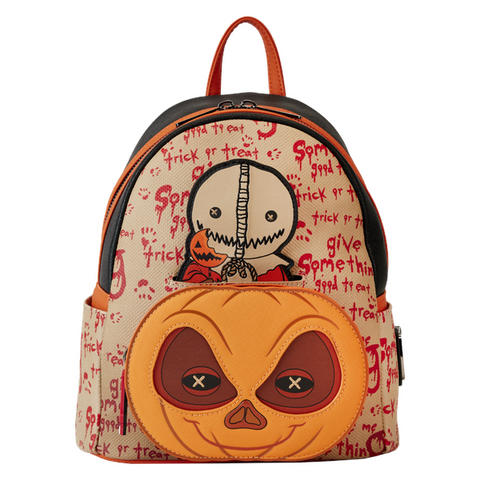 Image of Loungefly Trick 'R Treat - Pumpkin Cosplay Mini Backpack