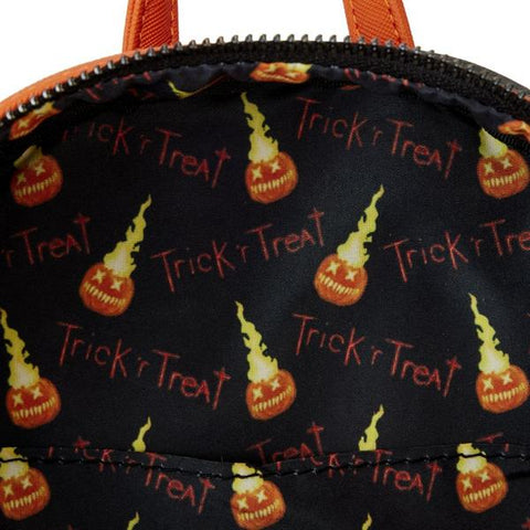 Image of Loungefly Trick 'R Treat - Pumpkin Cosplay Mini Backpack