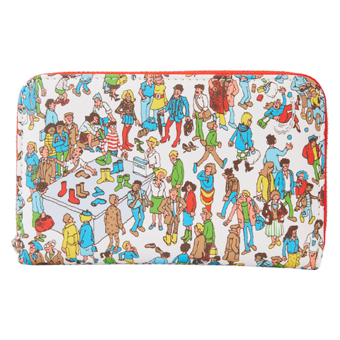 Image of Loungefly Where's Wally - Art Print Zip Around Wallet