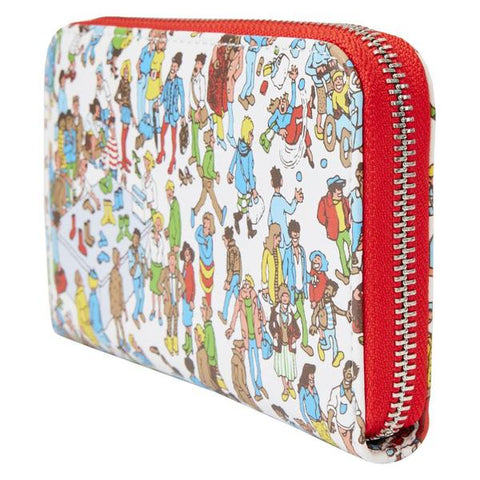 Image of Loungefly Where's Wally - Art Print Zip Around Wallet