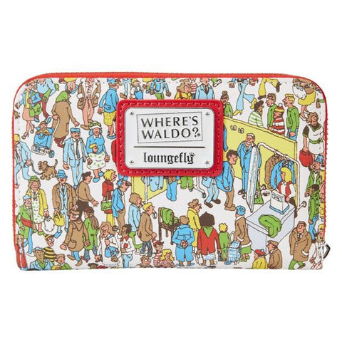 Image of Loungefly Where's Wally - Art Print Zip Around Wallet