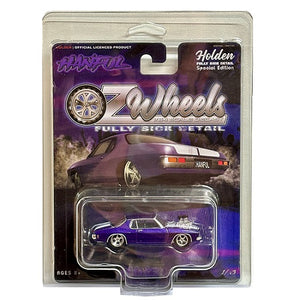 1:64 Oz Wheels Wrapped Hanful Monaro Fully Sick Detail in Protector