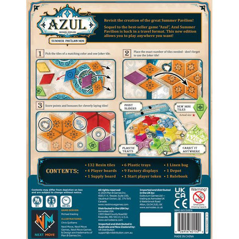 Image of Azul Summer Pavilion Mini Board Game