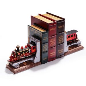 Robotime DIY Bookends Century Train