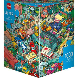 HEYE Lectre, Car Cemetery 1000pc Puzzle