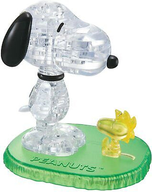 3D Crystal Puzzle - Snoopy and Woodstock