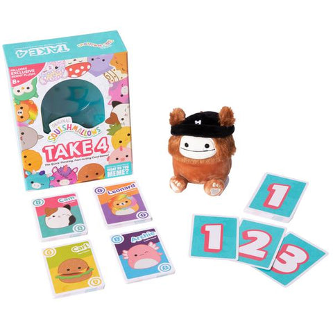 Image of Squishmallows Take 4 Card Game