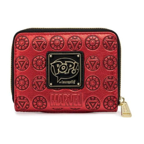 Image of Loungefly - Iron Man Head Zip Purse