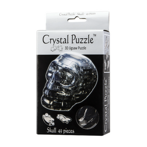 3D Crystal Puzzle -  Black Skull