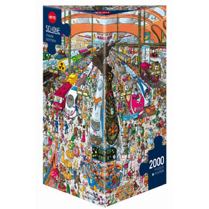 HEYE Schone, Train Station 2000pc Puzzle