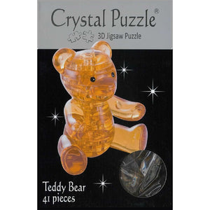 3D Crystal Puzzle - Brown Teddy Bear