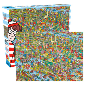 Aquarius Puzzle Wheres Waldo Dinosaurs Puzzle 1,000 pieces